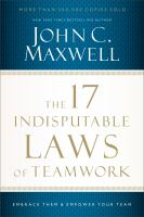 The_17_indisputable_laws_of_teamwork