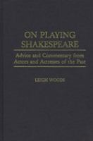 On_playing_Shakespeare